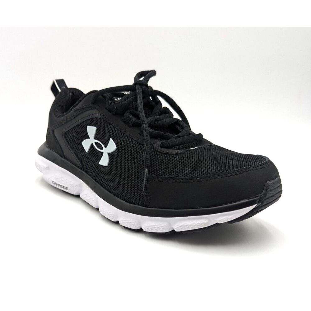 Under armour Charged Assert 9 Women's Running Shoes - Black/White, US 8.5W - Picture 3 of 16